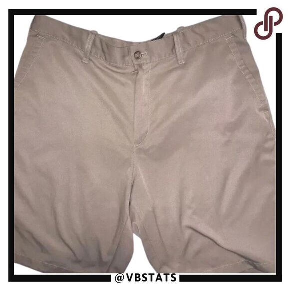Size 38" Eddie Bauer Khaki Hiking Shorts - Picture 1 of 5